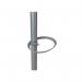 ALBA Festival Coat Stand 5 Pegs Silver Grey and Light Wood - PMFESTW M 72162AL