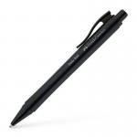 Faber-Castell Ballpoint Pen Daily Ball XB Black 63% Recycled Plastic (Pack 10) - 4 for the Price of 3 - 140690X4 72295XX