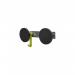 ALBA Wall Coat Hook 2 Pegs Black - PMS2 72358AL