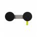 ALBA Wall Coat Hook 2 Pegs Black - PMS2 72358AL