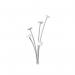 ALBA Festival Coat Stand 5 Pegs White - PMFEST BC 72365AL