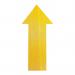 Durable Heavy Duty Adhesive Floor Marking Arrow Shape Yellow (Pack 10) - 170504 72617DR