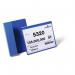 Durable Hanging Ticket Holder Label Pocket Document Pouch A5 Blue (Pack 50) - 172207 72631DR
