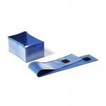Durable Pallet Foot Ticket Sleeve Document Label Pockets Blue (Pack 50) - 172407 72638DR