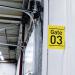 Durable Self-Adhesive Warehouse Aisle Marker Sign A4 Portrait Clear (Pack 10) - 185919 72722DR