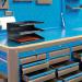 3-Tier Recycled Metal Sorting Rack with Optional Wall Mounting Black - 335901 72771DR
