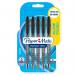 Paper Mate Flexgrip Ultra Retractable Ballpoint Pen 1.0mm Tip 0.5mm Line Black (Pack 5) - 2027751 73060NR