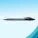 Paper Mate Flexgrip Ultra Retractable Ballpoint Pen 1.0mm Tip 0.5mm Line Black (Pack 5) - 2027751 73060NR