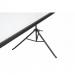 Bi-Office Portable Tripod Projection Screen 1750x1750mm Black Border Black Housing - 9D006021 73102BS