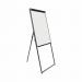 Bi-Office Footbar Flipchart Easel Non Magnetic 700x1000mm Black - EA2300007 73172BS