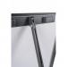 Bi-Office Footbar Flipchart Easel Non Magnetic 700x1000mm Black - EA2300007 73172BS