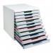 Exacompta AutentiK Modular A4 10 Drawers White Assorted - 302303D 73240EX