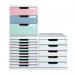 Exacompta AutentiK Modular A4 3 Drawers White Assorted - 325303D 73247EX