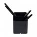Exacompta Pen Cube Magnetic Pen Box EcoBlack Black - 674014D 73310EX