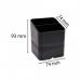 Exacompta Pen Cube Magnetic Pen Box EcoBlack Black - 674014D 73310EX