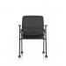Capra Mesh Back Folding Training Chair Black Fabric Seat - BR000321 73415DY