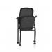 Capra Mesh Back Folding Training Chair Black Fabric Seat - BR000321 73415DY