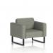 Brixworth Vitreous Armchair with Black Legs in Rivet Fabric - SF000013 73464DY