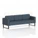 Brixworth Crucible Sofa 3 Seater with Black Legs in Rivet Fabric - SF000154 73527DY