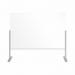 Bi-Office Desk Protective Divider Screen Glass 1000x850mm Clear DSP713041 73774BS