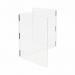 Bi-Office Acrylic Protective Divider Screen Side Panel 600x650mm Clear - AC49243974 73844BS