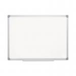 Bi-Office Earth-It Magnetic Lacquered Steel Whiteboard Aluminium Frame 1200x900mm - PRMA0507790 73907BS