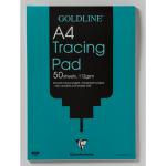 Clairefontaine Goldline Heavyweight A4 Tracing Pad 112gsm 50 Sheets - GPT3A4Z 73921EX