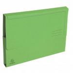 Forever Document Wallet A4 290gsm Green PK50 73963EX