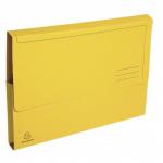 Forever Document Wallet A4 290gsm Yellow PK50 73991EX