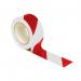 Beaverswood Self-Adhesive Floor Marking Tape 50mmx33m RedWhite - LMTRW 74024BV