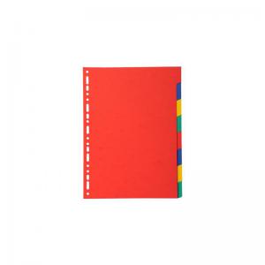 Exacompta Forever Recycled Divider 8 Part A4 220gsm Card Vivid