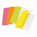 3L Twin Index Tabs Permanent 12x40mm Assorted Colours (Pack 24) - 10532 74211PL