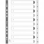 Exacompta Index 1-10 A4 120 Micron Polypropylene White - 1710E 74285EX