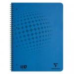 Clairefontaine CleanSafe A4 Plus Wirebound Pressboard Notebook Ruled 120 Pages Blue (Pack 5) 74467EX