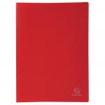 Exacompta A4 Display Book Soft Eco Polypropylene 20 Pocket Red - 8525E 74488EX