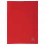 Exacompta A4 Display Book Soft Eco Polypropylene 20 Pocket Red - 8525E 74488EX