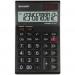 Sharp EL124TWH 12 Digit Desktop Calculator Black SH-EL124TWH 74768MV