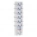 Twinco Wall Literature Holder 6 Compartments A4 Silver - 5140-8 74918PL