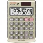 Rebell RE-POCKET 5G 8 Digit Pocket Calculator Grey RE-POCKET 5G 75027MV