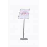 Twinco Agenda Literature Display Snap Frame Floor Standing A3 Silver - TW51768 75058PL