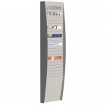Fast Paper Document Control Panel/Literature Holder 1 x 25 Compartment A4 Grey - FV12502 75135PL