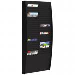 Fast Paper Document Control Panel/Literature Holder 2 x 25 Compartment A4 Black - FV22501 75142PL