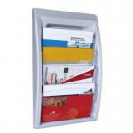 Fast Paper Oversized Quick Fit Wall Display Literature Holder Silver - F406035 75163PL