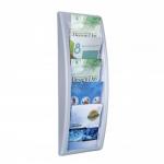 Fast Paper Quick Fit Wall Display Literature Holder A5 Silver 75226PL