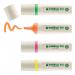 edding 24 EcoLine Highlighter Pen Chisel Tip 2-5mm Line Neon Assorted Colours (Pack 4) - 4-24-4 75482ED