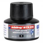 edding BTK 25 Bottled Refill Ink for Whiteboard Markers 25ml Black - 4-BTK25001 75517ED