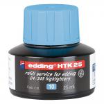 edding HTK 25 Bottled Refill Ink for Highlighter Pens 25ml Light Blue - 4-HTK25010 75559ED