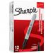 Sharpie Permanent Marker Fine Tip 0.9mm Line Black (Pack 12) - S0810930 75583NR