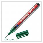 edding 370 Permanent Marker Bullet Tip 1mm Line Green (Pack 10) - 4-370004 75615ED