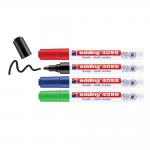 edding 4095 Chalk Marker Bullet Tip 2-3mm Line Assorted Colours (Pack 4) - 4-4095-4999 75622ED